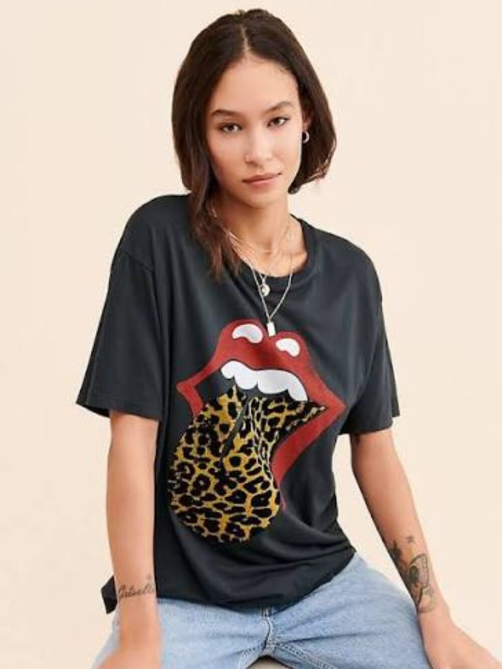 Daydreamer Free People Rolling Stones Tee